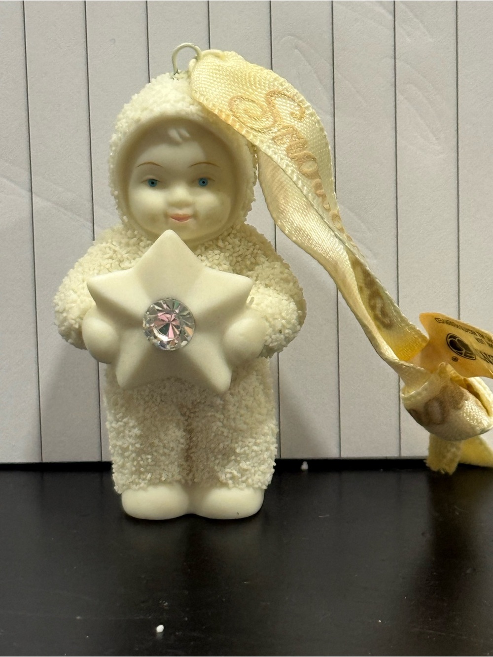Dept. 56 Snowbabies “Starshine” 2000 Ornament w/ Swarovski Stone